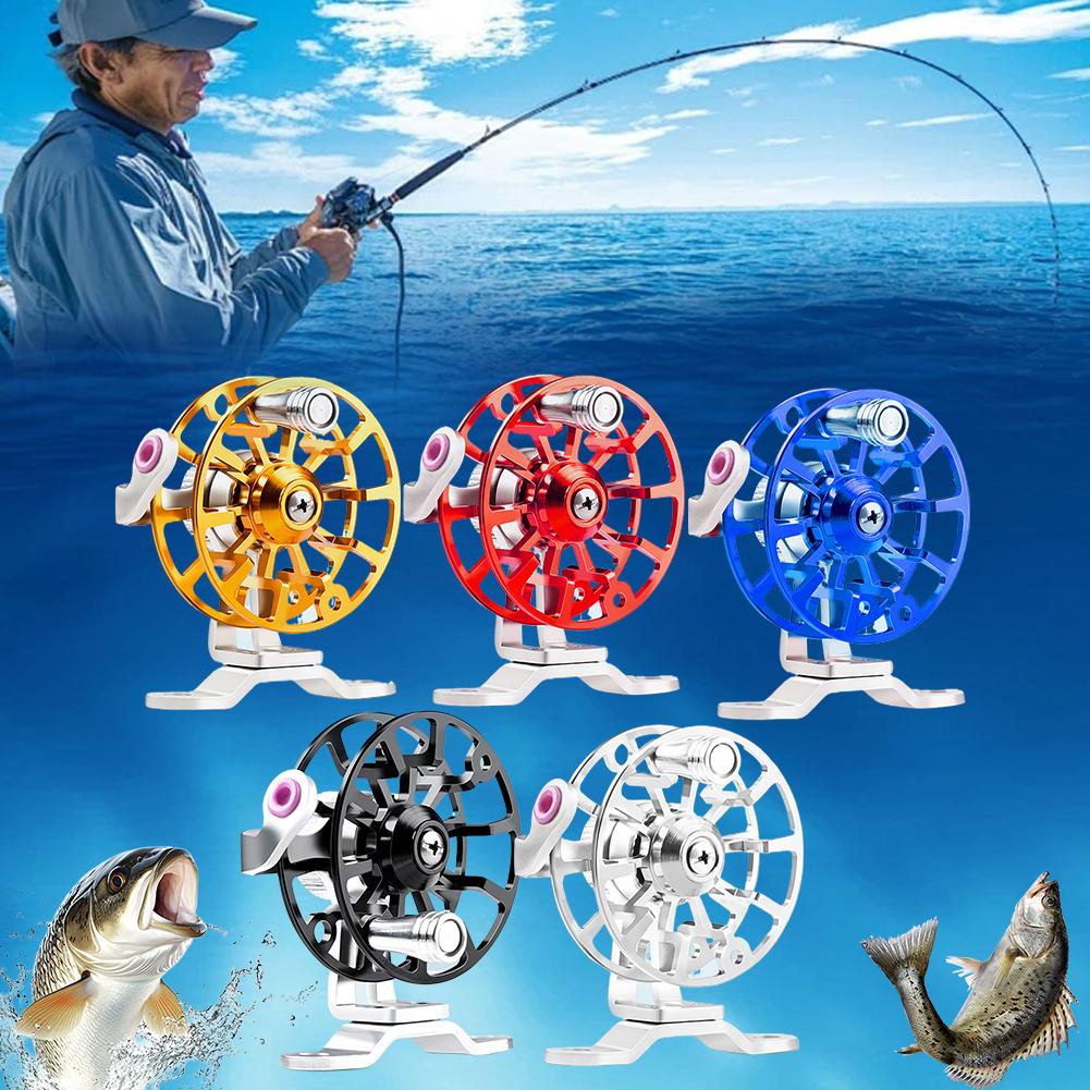Ice Fishing Line - Миниатюрная цельнометаллическая рыболовная катушка, портативная катушка